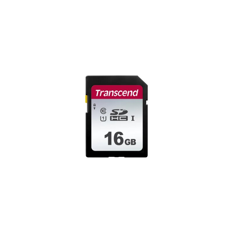 54444688_1093058683 TRANSCEND 300S 16GB UHS-I CLASS 10 U1 SDHC CARD - 2D NAND