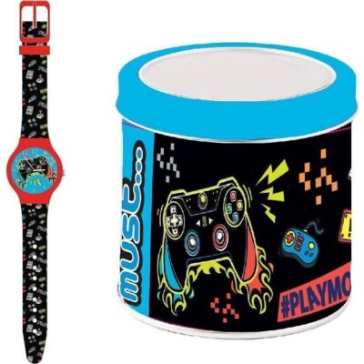 Kid Watch Must Play More - Tin Box ***special Price *** (584640) Unisex WATCHES