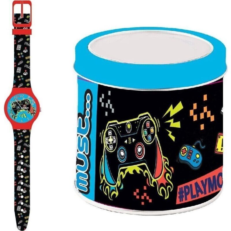 Kid Watch Must Play More - Tin Box ***special Price *** (584640) Unisex WATCHES
