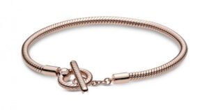 Pandora Jewels Moments T-bar Snake Chain - Size 17 ***special Price**** (589087C00-17) Women's JEWELRY