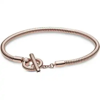 Pandora Jewels Moments T-bar Snake Chain - Size 17 ***special Price**** (589087C00-17) Women JEWELRY