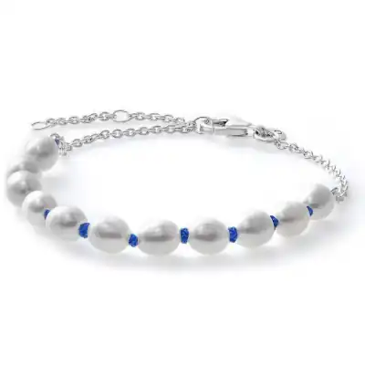 Pandora Jewels Treated Freshwater Cultured Pearl Blue Cord - Size 16 ***special Price*** (591689C01-16) Women JEWELRY