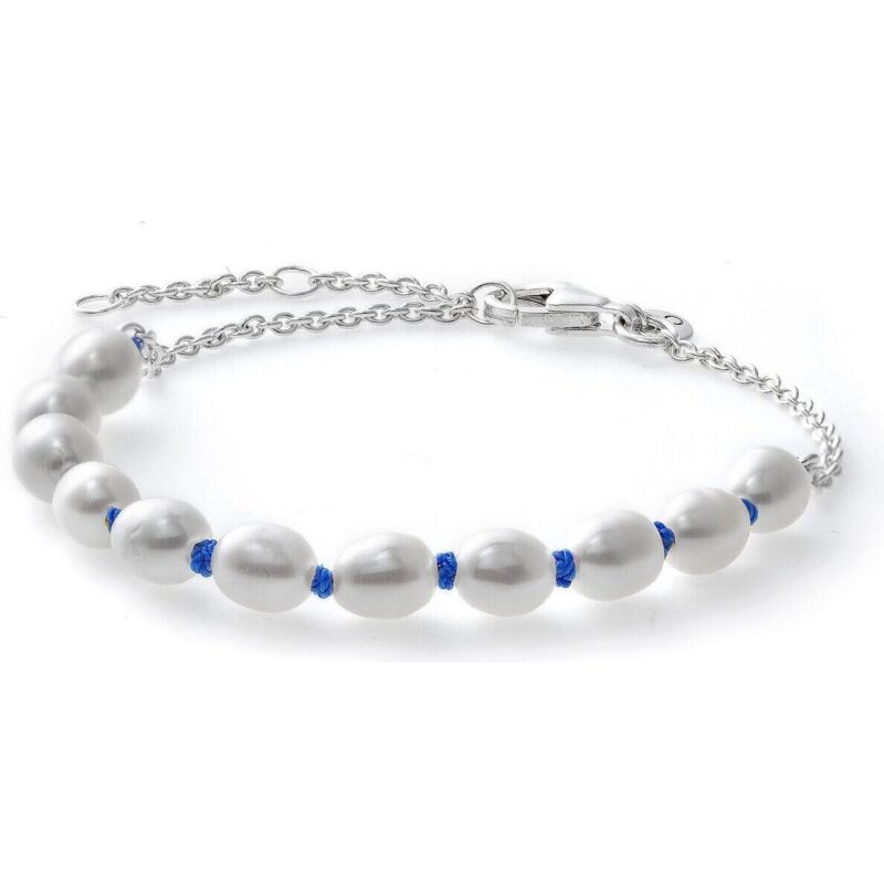 Pandora Jewels Treated Freshwater Cultured Pearl Blue Cord - Size 16 ***special Price*** (591689C01-16) Women JEWELRY