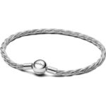 Pandora Jewelry Infinity Knot Snake Chain Bracelet (593757C00-19) Women JEWELRY