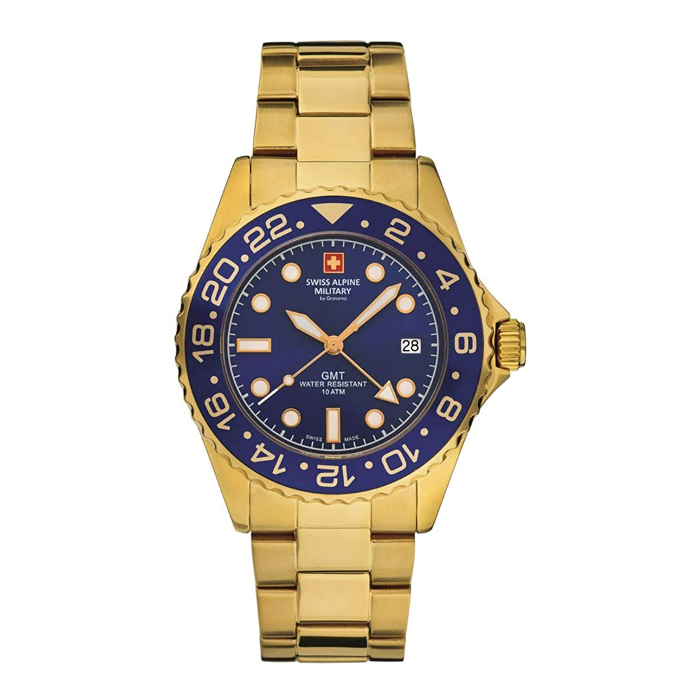 Swiss Alpine Military GMT 7052.1115SAM Men's Watch 1 Swiss Alpine Military GMT 7052.1115SAM Men's Watch
