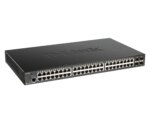 D-Link 48 Ports 10/100/1000Mbps PoE + 4 Ports 10G SFP+ Smart Managed Switch