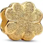Pandora Jewelry Textured Clover Mini Charm (764047C00) Women JEWELRY