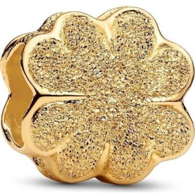 Pandora Jewelry Textured Clover Mini Charm (764047C00) Women JEWELRY
