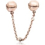 Pandora Charms Jeart Safety Chain (787636CZ-05) Women JEWELRY