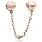 Pandora Charms Jeart Safety Chain (787636CZ-05) Women JEWELRY