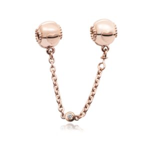 Pandora Charms Jeart Safety Chain (787636CZ-05) Women's JEWELRY