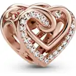 Pandora Charms Sparkling Entwined Hearts (789270C01) Women JEWELRY