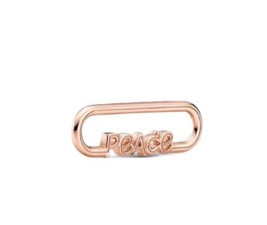 Pandora Charms Styling Peace Word Link ***special Price*** (789698C00) Women's JEWELRY
