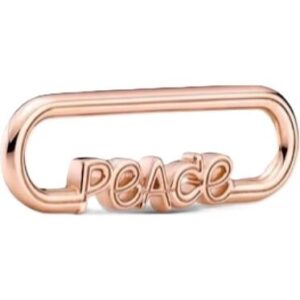 Pandora Charms Styling Peace Word Link ***special Price*** (789698C00) Women JEWELRY