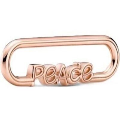 Pandora Charms Styling Peace Word Link ***special Price*** (789698C00) Women JEWELRY