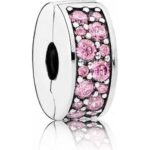 Pandora Jewelry Pink PavÉ Clip Charm (791817PCZ) Women JEWELRY