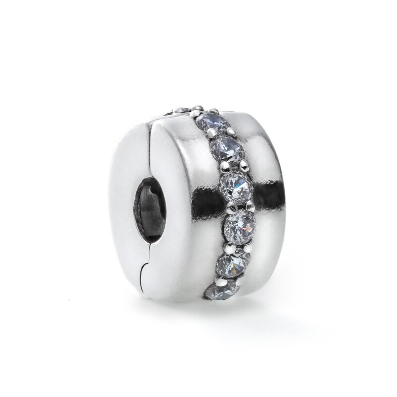 PANDORA CHARMS CLEAR SPARKLING ROW CLIP (791972CZ) Women JEWELRY