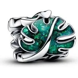 Pandora Jewelry Green Monstera Leaves Charm (793332C01) Women JEWELRY