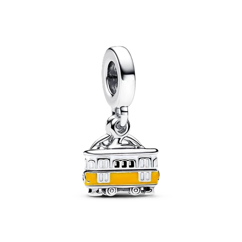 Pandora Jewels Women's Charmlink (793333C01) 1 Pandora Jewelry Charm Lisbon Tram (793333C01) JEWELRY