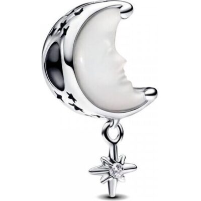 Pandora Moon And Polar Star Charm (793594C01) Women JEWELRY