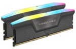 Corsair VENGEANCE RGB DDR5 32GB (2 x 16GB) DDR5 5600 CL40-40-40-77 1.25V Intel XMP & AMD EXPO - GREY. (CMH32GX5M2B5600Z40)