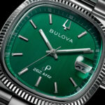 Bulova Classic Super Seville 262kHz Precisionist Stainless Steel Green Dial Quartz 96B439 Men's Watch