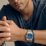 Bulova Classic Super Seville 262kHz Precisionist Stainless Steel Blue Dial Quartz 96B440 Men's Watch