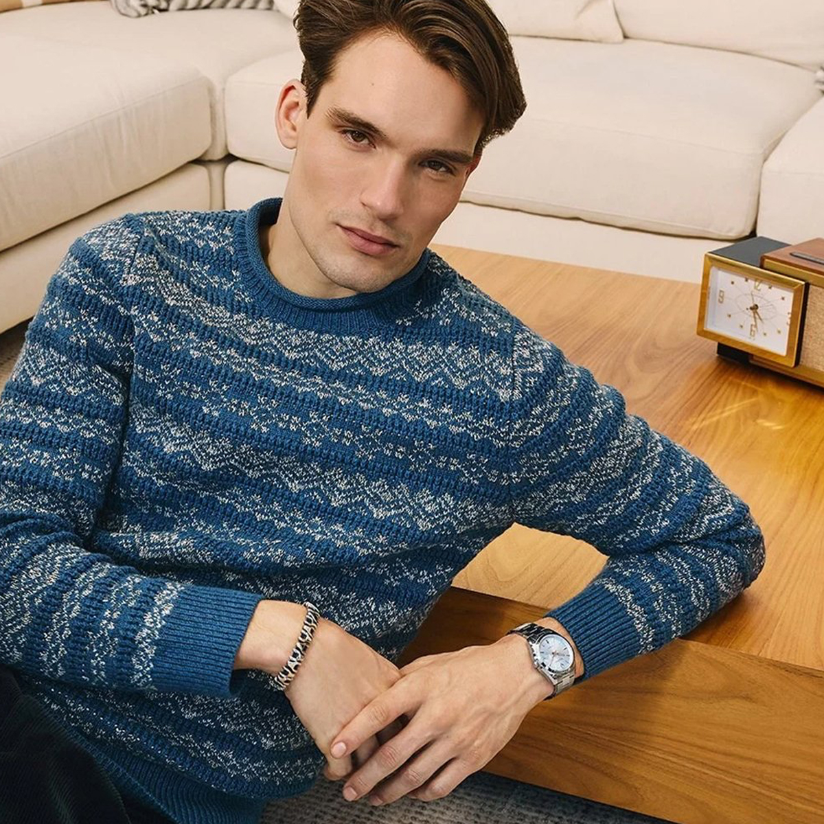 Bulova Surveyor Stainless Steel Light Blue Automatic 96B469 Men's Watch 4 Bulova Surveyor Stainless Steel Light Blue Automatic 96B469 Men's Watch - Image 4