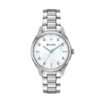 Bulova Ss Classic Sutton Mop Diamonds Lady (96P199)  Watch