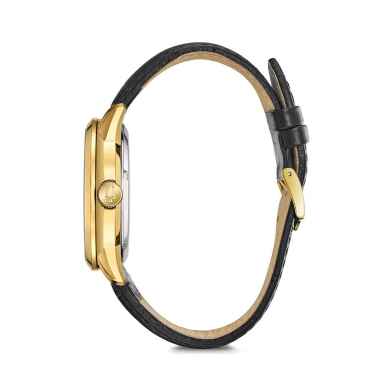 Bulova Classic Sutton Skeleton White Dial Leather Strap Automatic 97A138 Men’s Watch - 97A138