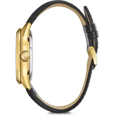 Bulova Classic Sutton Skeleton White Dial Leather Strap Automatic 97A138 Men’s Watch - 97A138