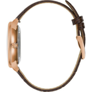 Bulova Hudson Leather Strap Silver Dial Automatic 97B225 Men’s Watch - 97B225