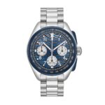 Bulova Lunar Pilot Timascus Chronograph 150th Anniversary Limited Edition Blue Dial Quartz 98A329 Men's Watch