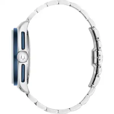 Bulova Lunar Pilot Timascus Chronograph 150th Anniversary Limited Edition Blue Dial Quartz 98A329 Men’s Watch - 98A329