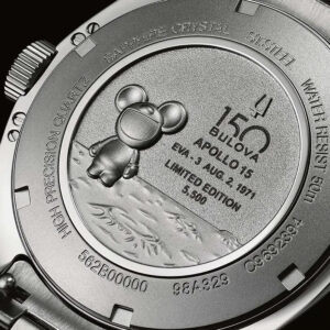 Bulova Lunar Pilot Timascus Chronograph 150th Anniversary Limited Edition Blue Dial Quartz 98A329 Men’s Watch - 98A329