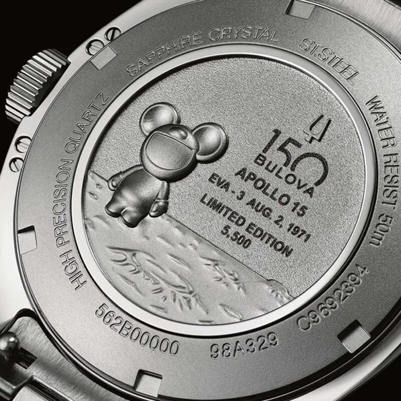 Bulova Lunar Pilot Timascus Chronograph 150th Anniversary Limited Edition Blue Dial Quartz 98A329 Men’s Watch - 98A329