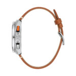 Bulova Racer Chronograph Leather Strap Black Dial Quartz 98B427 100M Men’s Watch - 98B427