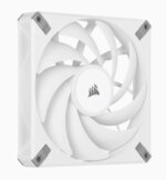 Corsair AF ELITE Series; AF140 ELITE WHITE; 140mm Fluid Dynamic Fan with AirGuide; Single Pack.