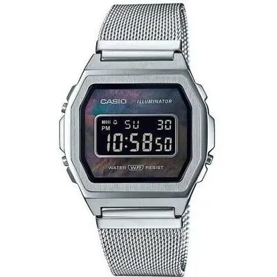 Casio Eu Watches Premium Collection - Iconic - Mesh (A1000M-1BEF) Unisex WATCHES