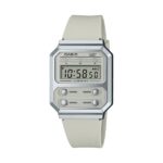 Casio Vintage edgy Collection - cream  (a100wef-8aef) - Unisex Watch