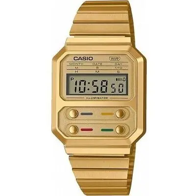 Casio Vintage Edgy Collection - Gold (A100WEFG-9AEF) Unisex WATCHES