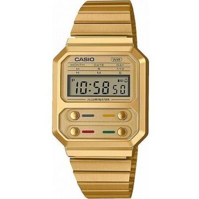 Casio Vintage Edgy Collection - Gold (A100WEFG-9AEF) Unisex WATCHES