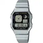 Casio Vintage Retro Future Edgy Collection - Silver (A130WE-1AEF) Unisex WATCHES Casio Vintage Retro Future Edgy Collection - Silver (A130WE-1AEF) Unisex WATCHES