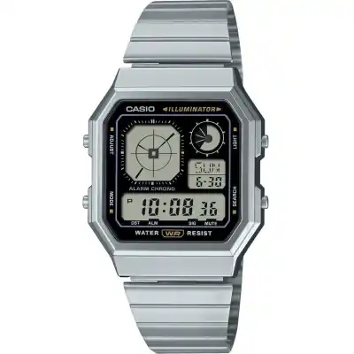 Casio Vintage Retro Future Edgy Collection - Silver (A130WE-1AEF) Unisex WATCHES Casio Vintage Retro Future Edgy Collection - Silver (A130WE-1AEF) Unisex WATCHES