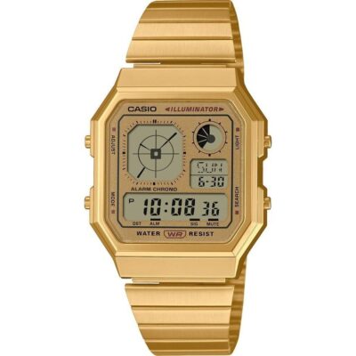 Casio Vintage Retro Future Edgy Collection - Full Gold (A130WEG-9AEF) Unisex WATCHES