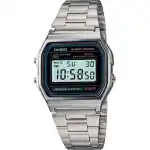 Casio Digital Stainless Steel Daily Alarm A158WA-1DF A158WA-1 Men's Watch