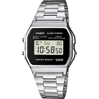Casio Vintage Iconic - Black (A158WEA-1EF) Unisex WATCHES
