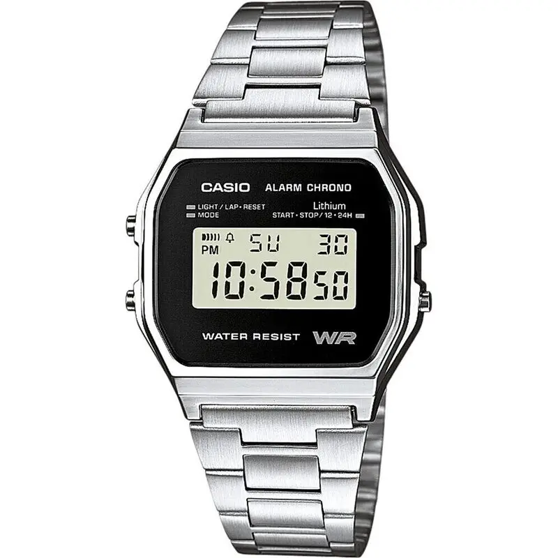 Casio Vintage Iconic - Black (A158WEA-1EF) Unisex WATCHES