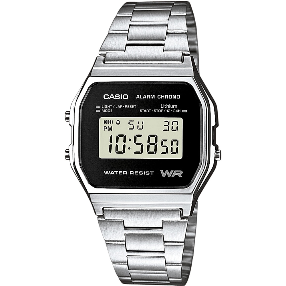 Casio Vintage Iconic - Black (A158WEA-1EF) Unisex Watch