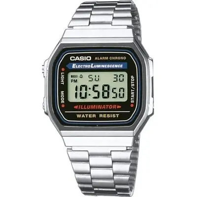 CASIO VINTAGE ICONIC - CLASSIC SILVER (A168WA-1WCR) Unisex WATCHES